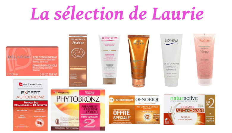 La sélection des produits choisis par Laurie