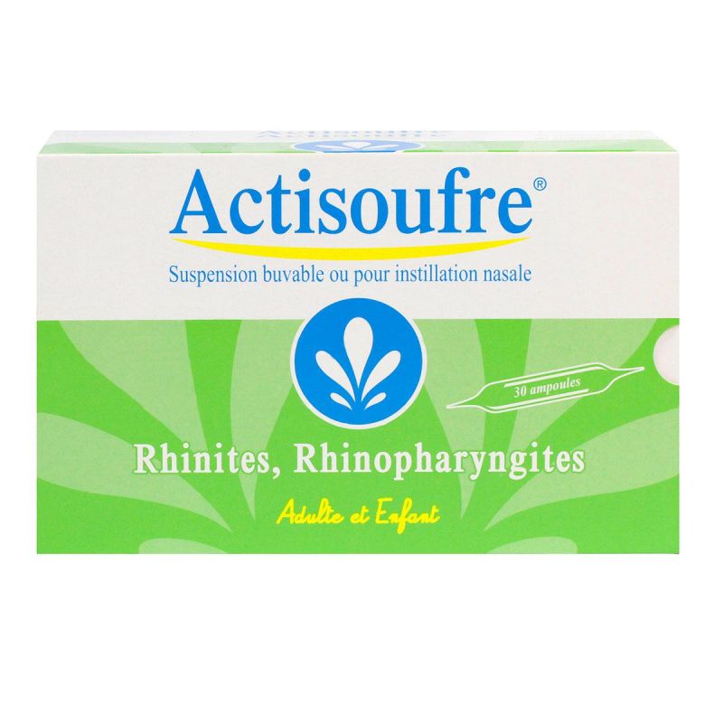 Actisoufre 30 ampoules