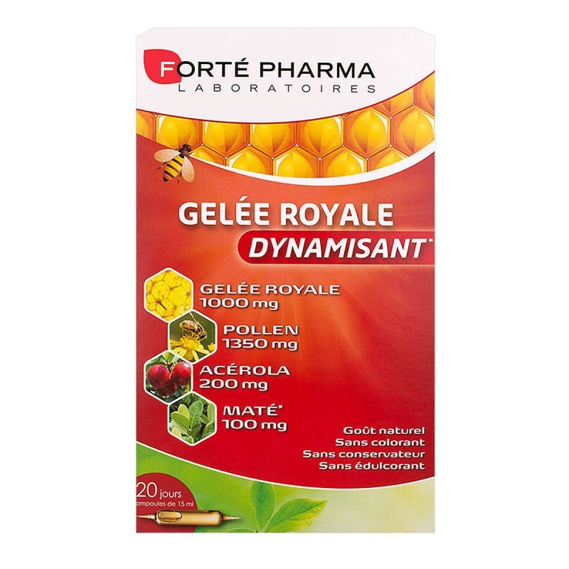Gelée royale dynamisant Forté Pharma x 20 ampoules