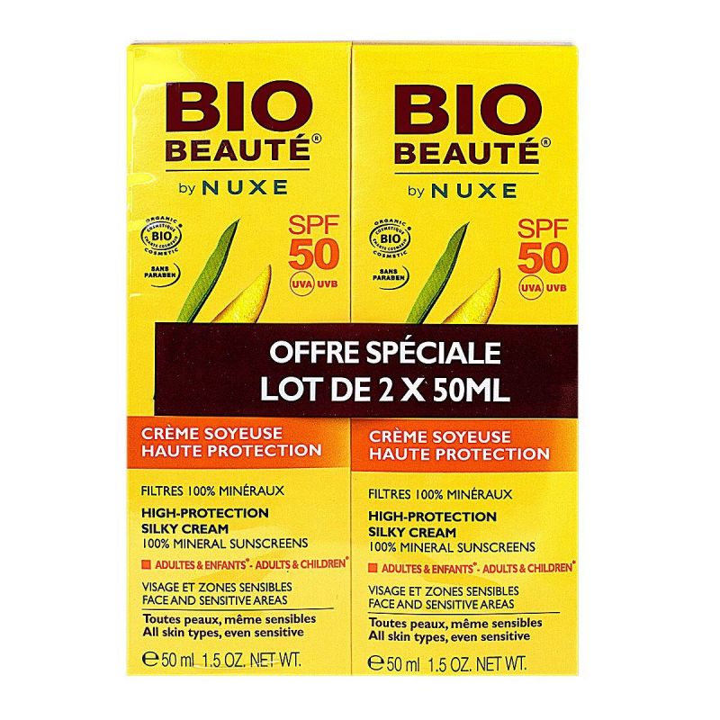 Crème soyeuse SPF50 2x50ml