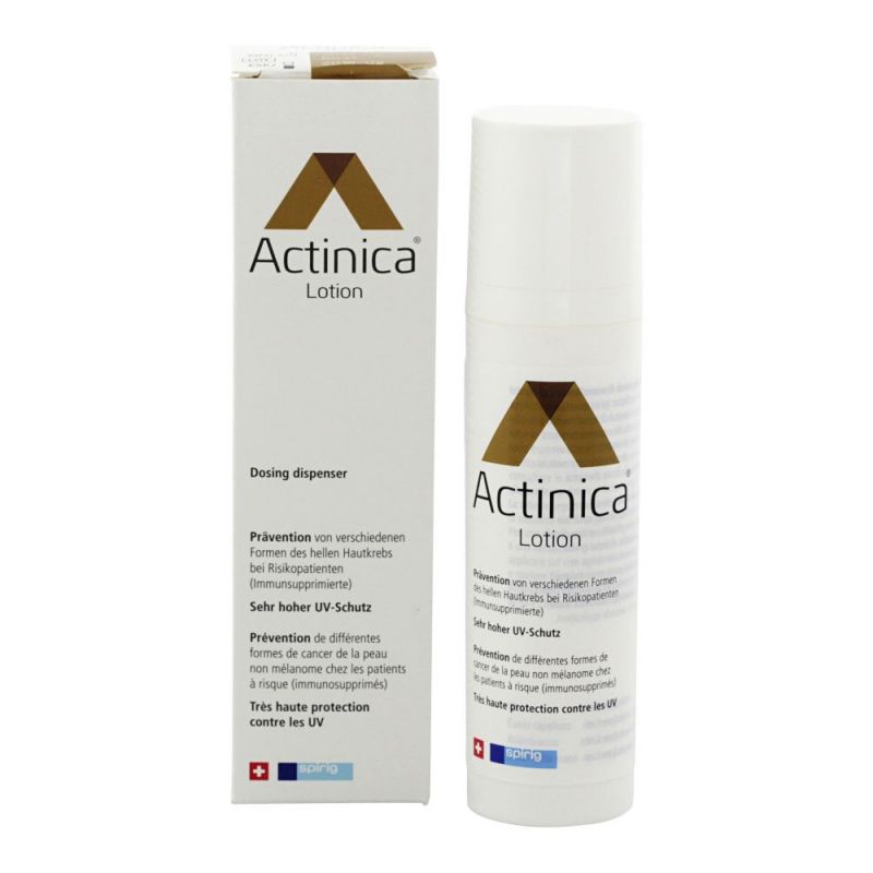 Actinica lotion prévention UVA/UVB peau à risque 80g