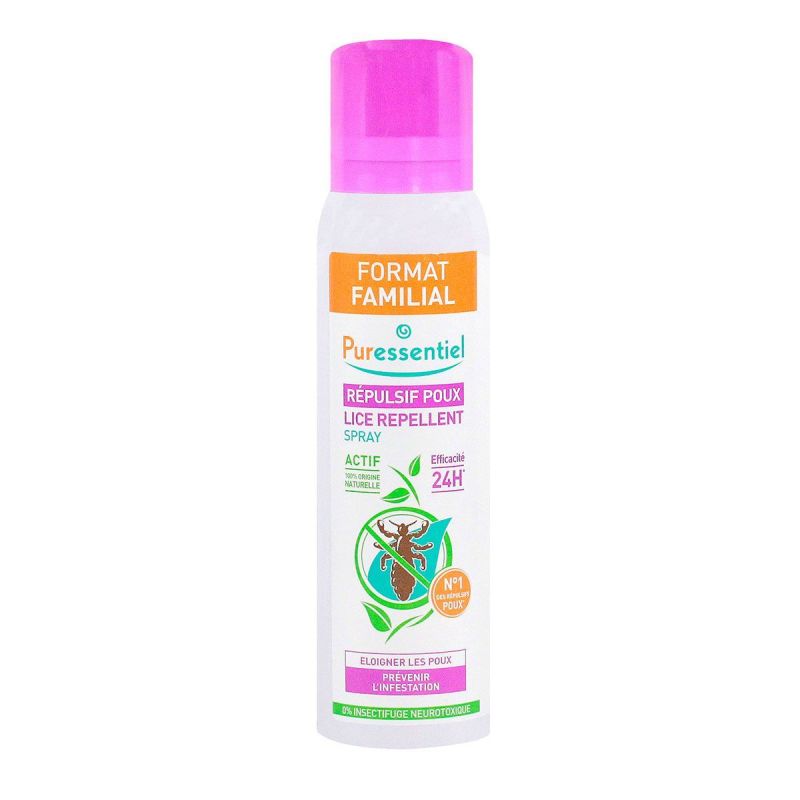 Répulsif poux spray 200mL format familial