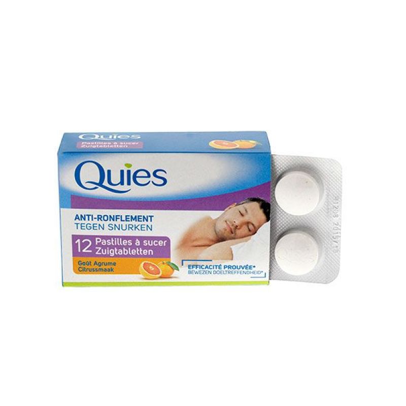 12 pastilles à sucer anti-ronflement - agrumes