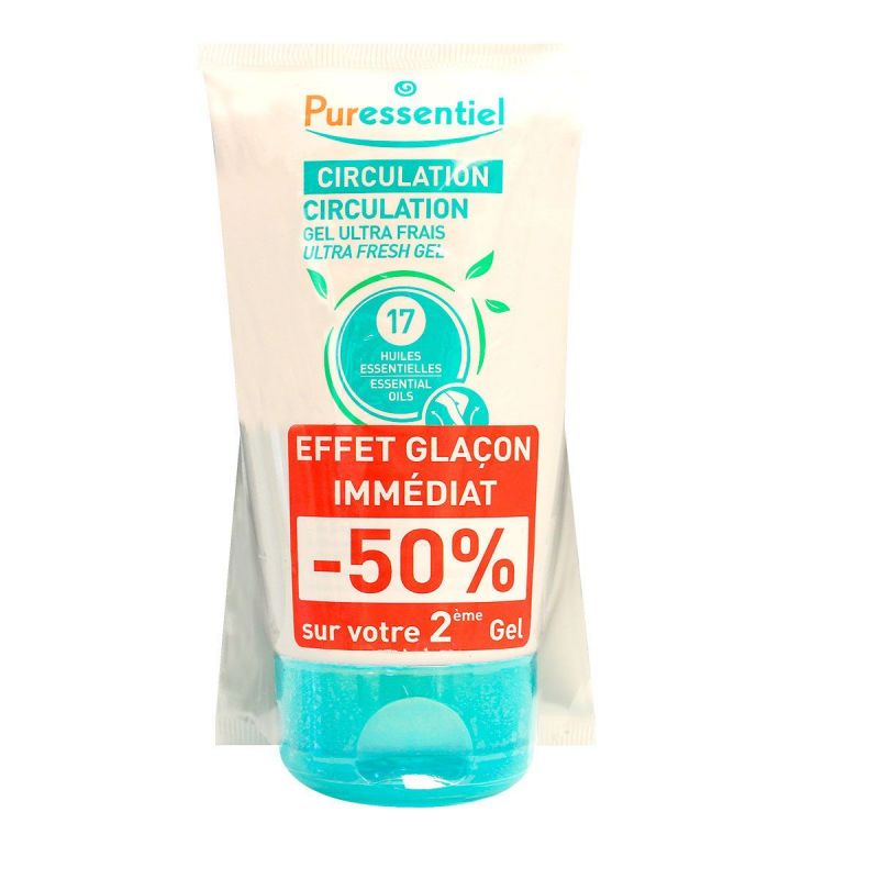 Gel circulation 17 huiles 2x125mL (-50% sur le 2ème produit)