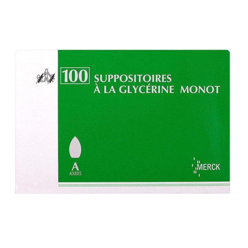 100 suppositoires à la Glycérine Monot