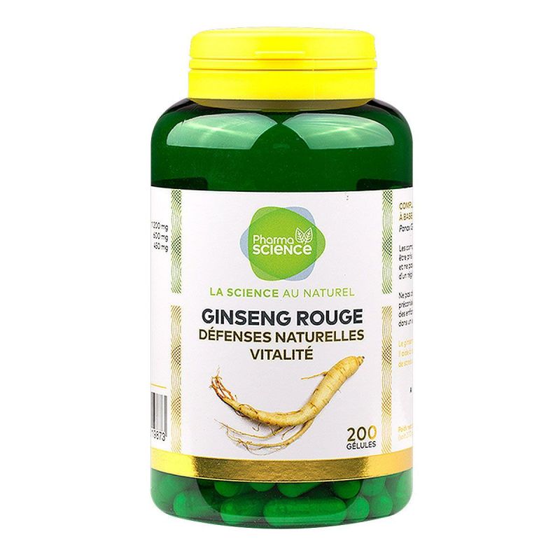 Ginseng rouge Pharmascience x 200 gélules — free download