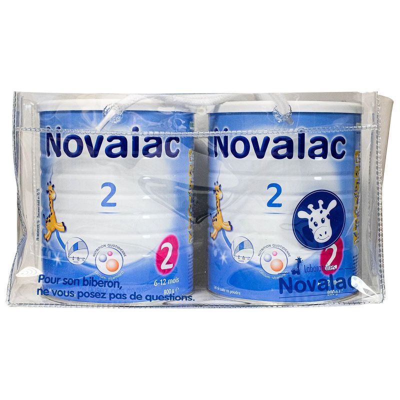 2ème âge lait poudre bébé 6-12M 2x800g
