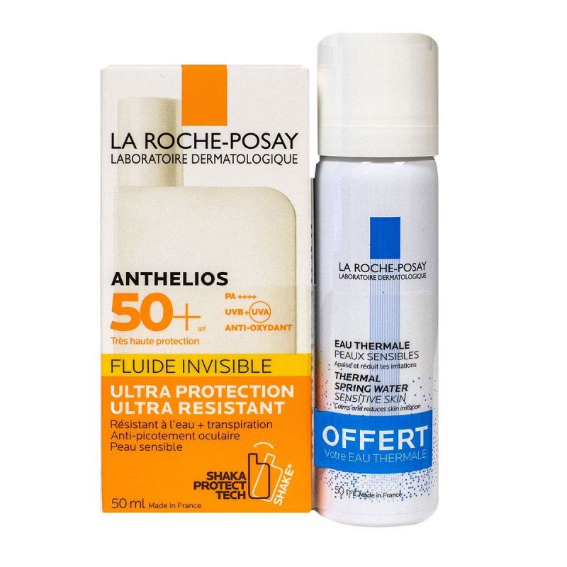 Anthelios fluide solaire 50ml et eau thermale 50ml