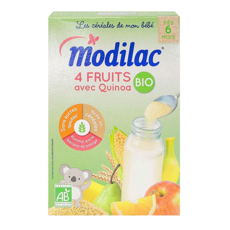 4 fruits & Quinoa Bio dès 6 mois 230g