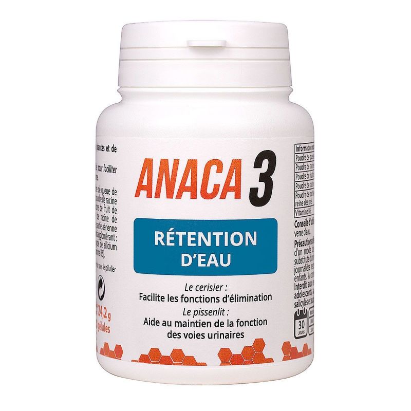 Anaca3 rétention d'eau 60 gélules
