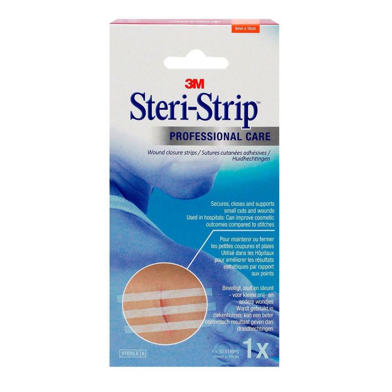 10 bandes Steri-strip 6mm x 100mm