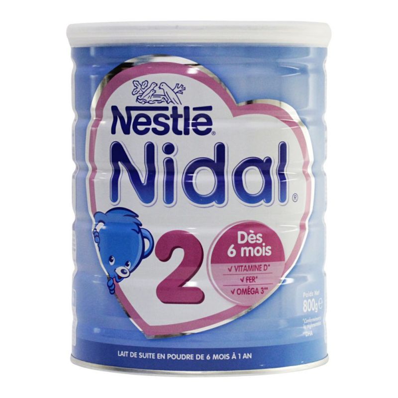 2ème âge lait 6 à 12 mois 800g