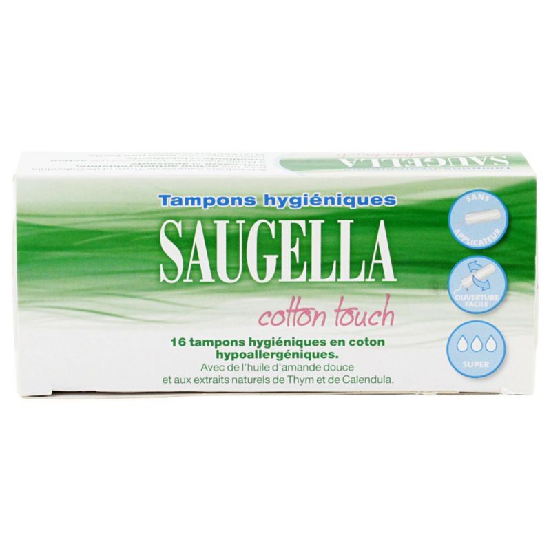 16 tampons hygiéniques ss applicateur super