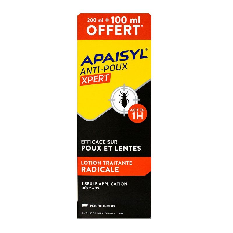 Xpert poux & lentes 200ml + 100ml offerts