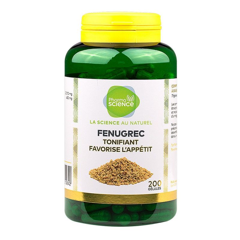 Gélules Fenugrec Semence 200 Gélules Dosées à 330 Mg - France Herboristerie - Neuf