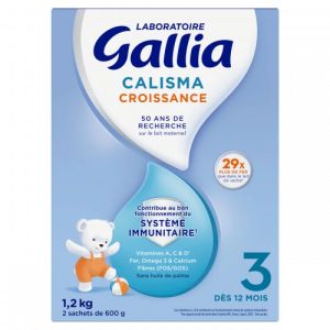 Lait Calisma croissance 2x600g