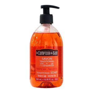 Savon de Marseille liquide 500ml mandarine sauge