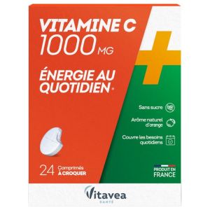 Vitamine C 1000 mg 24 Comprimés à Croquer