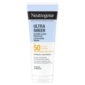 Ultra Sheer Lait solaire invisible SPF50 200 ml