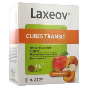 Laxeov Transit express 20 cubes pomme-abricot