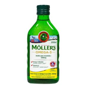 Moller's huile de foie de morue citron 250ml
