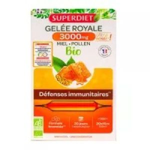 Superdiet Gelee Royale 3000mg Bio 20x15ml