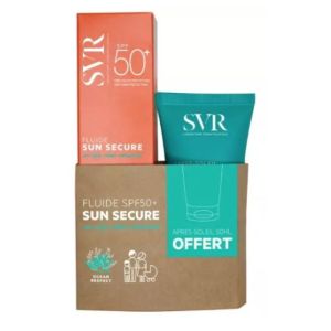 Sun Secure Fluide SPF50+ - 50ml + Lait Après-Soleil Apaisant - 50ml OFFERT