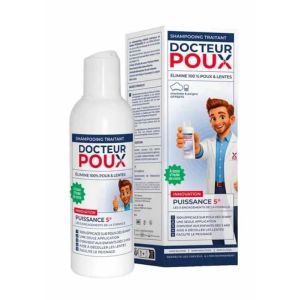 Shampooing Traitant Anti Poux Puissance 5 Format Familial 200ml