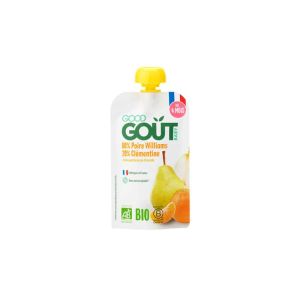 Gourde de Fruits BIO Poire Clémentine - 120 g