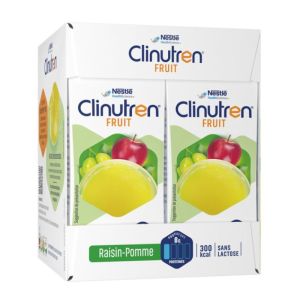 Clinutren Fruit Raisin Pomme - 4 x 200 ml