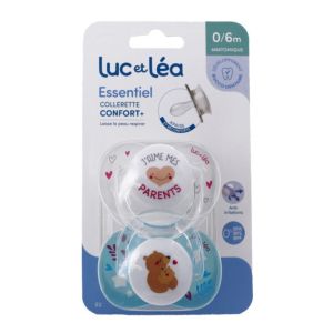 Essentiel Duo Sucettes anatomiques 0-6 mois - lot de 2