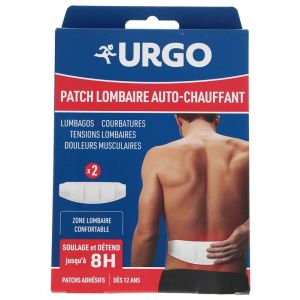 Patch Lombaire Auto-Chauffant 8H 2 Patchs Adhésifs