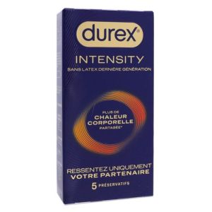 Intense - 5 préservatifs sans latex