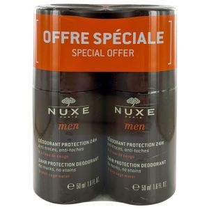 Men Déodorant Protection 24H Lot de 2 x 50 ml