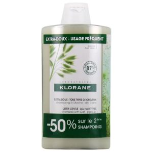 Shampooing au Lait d'Avoine Extra-doux 2X400 ml