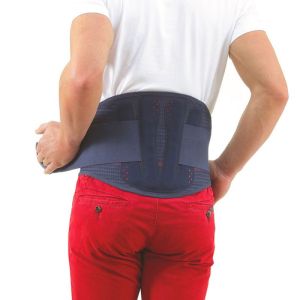 Gibaud - Lombogib Double Action - Ceinture de Soutien Lombaire - Bleu- taille 4 - hauteur 26cm