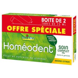 Homéodent - Soin Complet Dents et Gencives - Citron - 2x 75ml