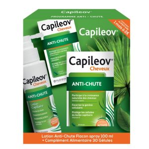 Capileov coffret anti-chute lotion & complément alimentaire