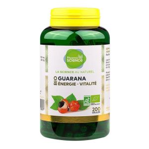 Guarana bio 200 gélules