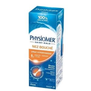 Physiomer Spray Hypertonique Nez Bouché 135ml