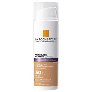 Anthelios Pigment Correct Photocorrection Crème Quotidienne Teintée Foncée SPF50+ 50 ml