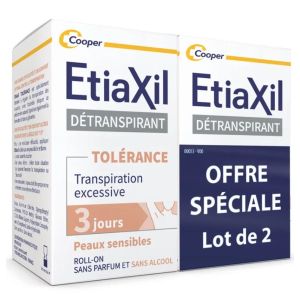 Etiaxil Confort + Aisselles Détranspirant Peaux Sensibles  2x15ml