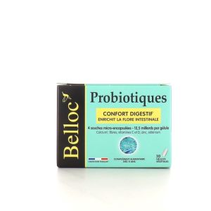 Probiotiques Confort Digestif x30 gélules végétales