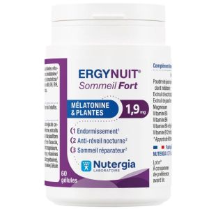 Ergynuit Sommeil Fort Métonine & Plante 60 Gélules