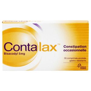 Contalax Bisacodyl 5mg 30 comprimés