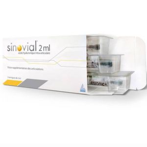 Sinovial 0,8% - Boite de 3 seringues de 2ml