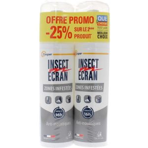 Anti-Moustiques Spray Zones Infestées Lot de 2 x 100ml