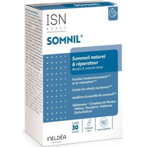 Somnil Sommeil Naturel Et Reparateur 30 Gelules Vegetales