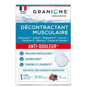 Décontractant musculaire Fruits des bois 20 comprimés