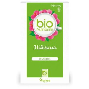Infusion Hibiscus Draineur 20 sachets